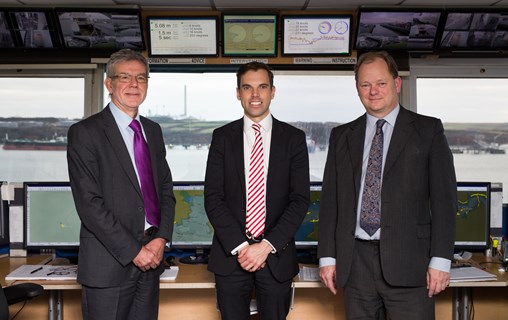 Cabinet Secretary for the Economy and Infrastructure, Ken Skates, was shown around Milford Haven’s Port Control where thousands of shipping movements are safely coordinated each year.