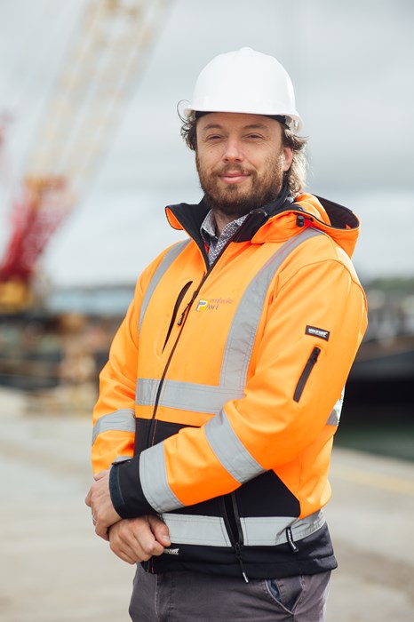 Chris Oliver, Quayside Operations Manager at Pembroke Port