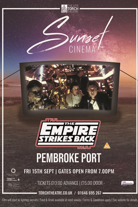 Watch 'The Empire Strikes Back' at Pembroke Port on 15th September